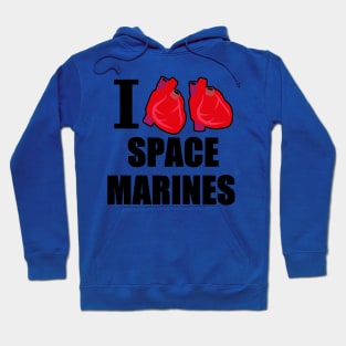 True love / space marines Hoodie